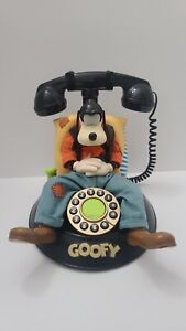 TESTED~VTG ~Disney Goofy Talking Telephone Animated Corded Landline Phone 