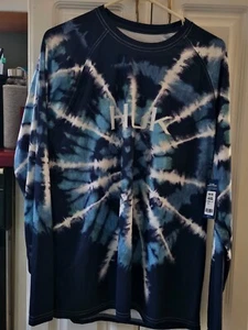 Nueva Camisa de Pesca HUK Tie Dye Para Hombres Ligera Manga Larga Camiseta Poliéster - Imagen 1 de 6