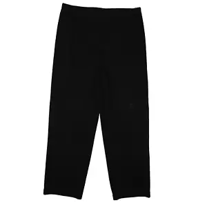 Exclusively Misook Women’s Acrylic Stretch Knit Straight Leg Black Pants size PL - Picture 1 of 8