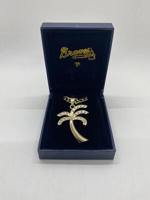 New Atlanta Braves Ozzie Albies Palm Tree Replica Chain 2019 SGA Fast Shipping - Image 1 of 2