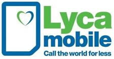 lycamobile std/micro/nano 3 in 1 mobile sim card. official pack + free post