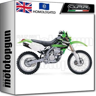 GPR EXHAUST HOM FURORE BLACK KAWASAKI KLX 300 R 1997 97 1998 98 1999 99 2000 00 - Image 1 of 3