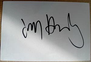 ORIGINAL AUTOGRAPH JEFF HORDLEY Cain Dingle Emmerdale - Picture 1 of 1