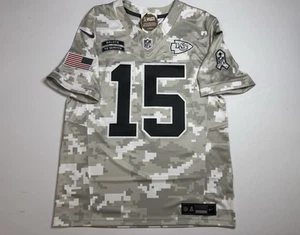 Camiseta deportiva mediana Patrick Mahomes #15 Salute To Service Arctic Camo Chiefs - Imagen 1 de 9