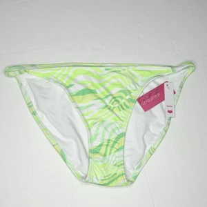Xhiliration Juniors Side Tab Hipster Abstract Print Bikini Bottom L (8-10) New! - Picture 1 of 9