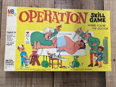 Vintage 1965 OPERATION Game Replacement Parts NON Working Smoking Doctor Box - Image 1 of 4