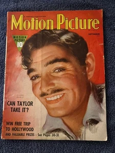 Motion Picture Magazine Septemer 1938 Clark Gable Cover - Picture 1 of 16