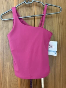 Athleta Girl S Fiushia Pink Tank Top Size L/12 - Picture 1 of 3