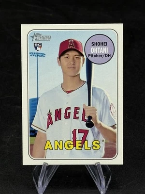 2018 Topps Heritage High Number Shohei Ohtani RC #600 Angels - Image 1 of 2