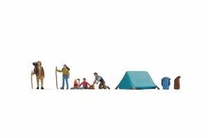 Camping (4) Figure Set Painted Noch 45876 - Picture 1 of 1