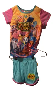 NWT Animal Jam Pajama Shorts Set Girl Small 6/6X Wildworks - Picture 1 of 2