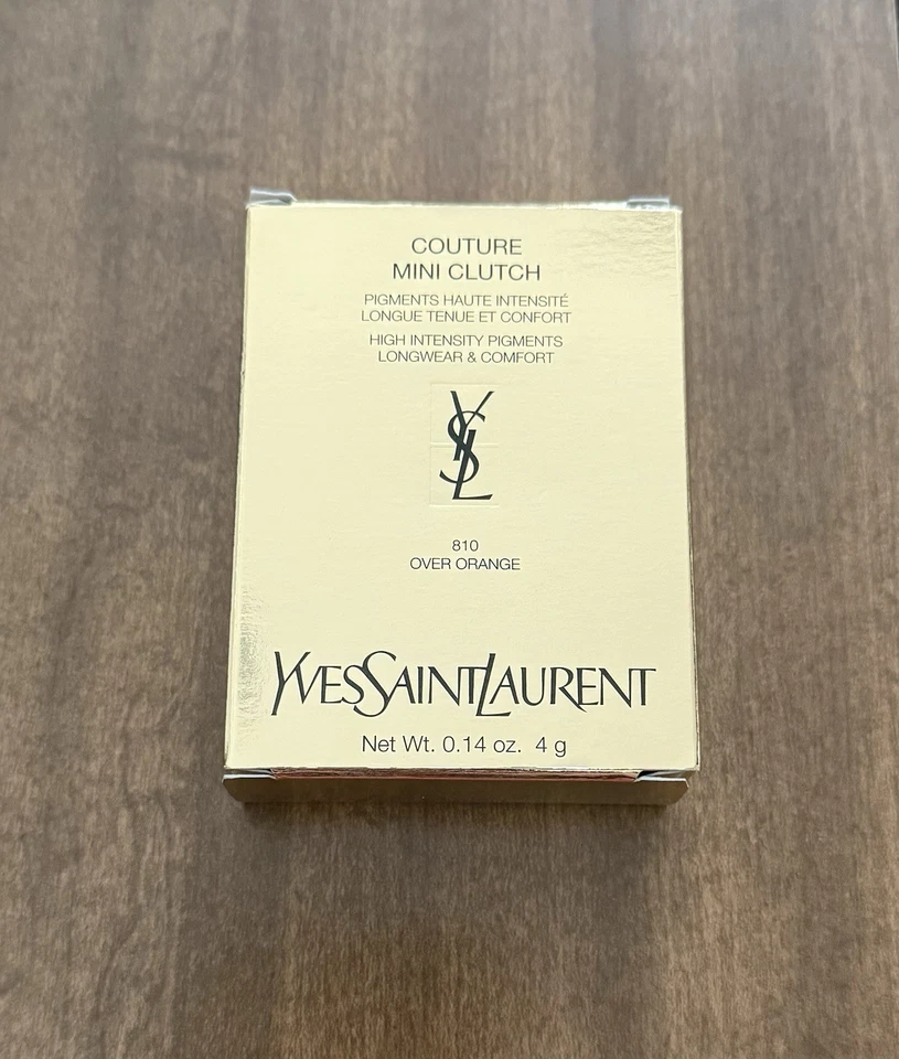 Mini clutch Yves Saint Laurent Couture 810 SOBRE NARANJA - Nuevo con caja REGALO GRATIS Foto 1 de 4