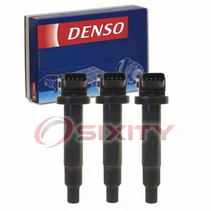 3 pc Denso Direct Ignition Coils for 1995-2004 Toyota Tacoma 3.4L V6 Spark lu - Picture 1 of 5