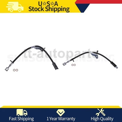 Línea de manguera de freno delantero Sunsong 2 piezas para Chevrolet Equinox 2011 2012 2013 2014 2015 Foto 1 de 4