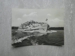 Postal Berlín barco barco vapor FLOTA BLANCA barco de pasajeros ferry 1967 - Imagen 1 de 2