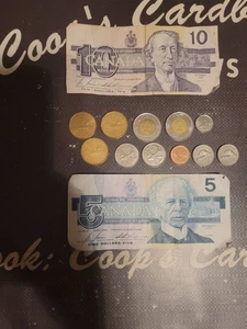 Lot of Canadian Money $22.71 Face Value - Picture 1 of 3