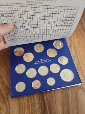 2015 US Mint Set Uncirculated 14 Coins United States Philadelphia CollectorCoins - Image 1 of 4