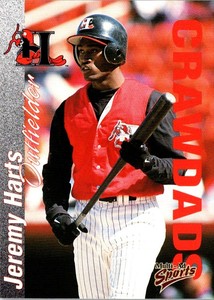 2000 Multi-Ad Hickory Crawdads Update Jeremy Harts #13 Hickory Crawdads