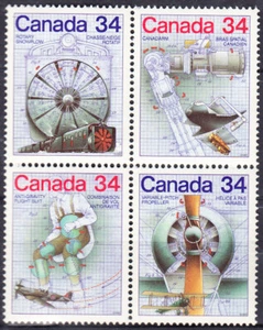 W CANADA 1099-1102a SCIENCE AND TECHNOLOGY - Picture 1 of 1