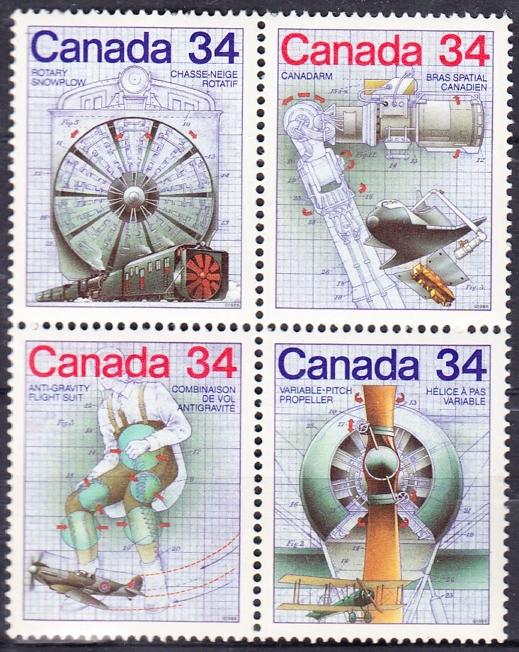 W CANADA 1099-1102a SCIENCE AND TECHNOLOGY - Image 1 of 1