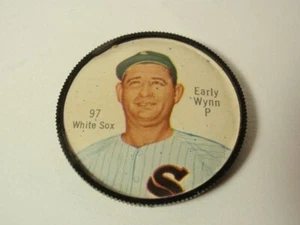 Baseball #97 White Sox Early Wynn Salada Tea Plastic Coin *As-Is* - Bild 1 von 3