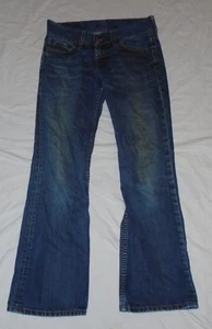 Levi Strauss 557 03 Square-Cut Straight Women Denim Blue Jeans 30 W 30 L #422 - Picture 1 of 4