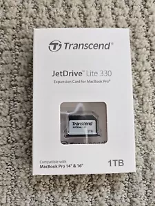 Tarjeta de expansión Transcend JetDrive Lite 330 1 TB nueva sin abrir - Imagen 1 de 3