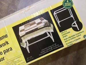 Dritz 3129 Quilting Floor Frame 39”x 28” Adjustable Height Tilting Portable NIB - Picture 1 of 6