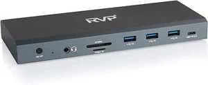 RVP+ 14 in 1 Docking Station USB-C Quadruplo Display, 100W, Doppio 4K o Singolo 5K - Foto 1 di 7