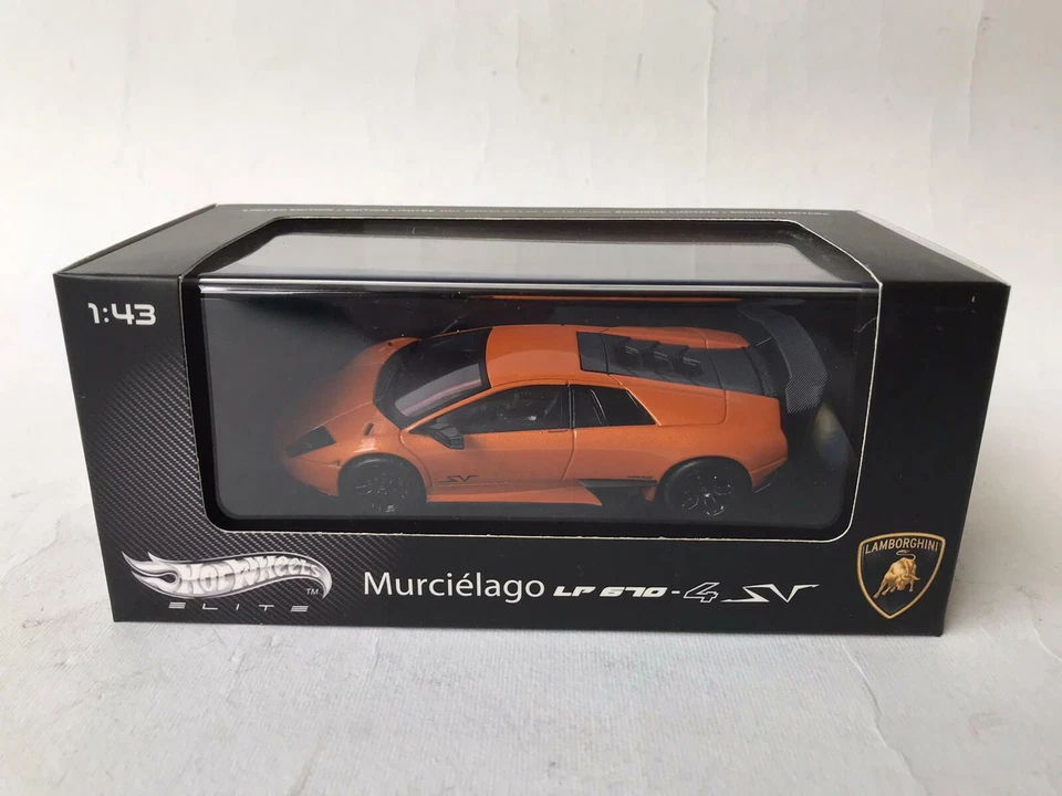 LAMBORGHINI MURCIELAGO LP 670-4 SV 1:43 HotWheels Elite T6935 - Immagine 1 di 1
