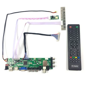 HD VGA AV USB DTV LCD Controller Board For 17in1280x1024 G170EG01 V1 LCD Panel - Picture 1 of 5