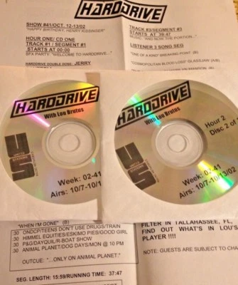 RADIO SHOW: HARDDRIVE 10/12/02 GUESTS: 3 DOORS DOWN, SYSTEM OF A DOWN, SALIVA - Image 1 of 3