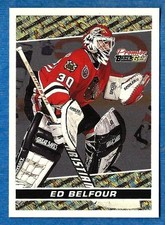 1993-94 Topps Premier Black Gold ED BELFOUR (ex-mt) Chicago Black Hawks