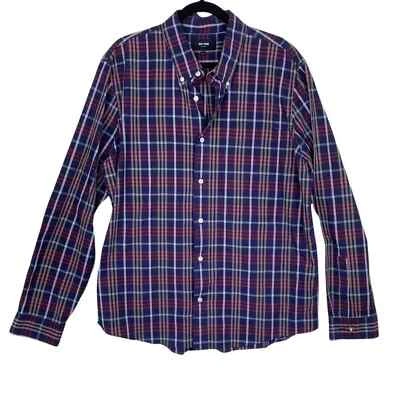 Jack Spade Blue & Red Striped Casual Button Down- XXL - Image 1 of 4