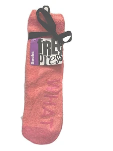  Kostenlose Presse What Ever Fuzzy Crew Damensocken 2 Paar Pfirsich Einheitsgröße 6443 - Bild 1 von 3