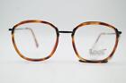 Vintage Brille LOOK 818 Braun Schwarz Oval Brillengestell eyeglasses