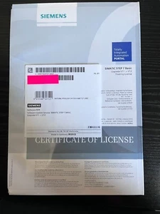 SIEMENS Certificate of license - 6ES7822-0AA02-0YE5 - New sealed - Bild 1 von 2