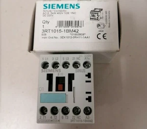 SIEMENS Schütz AC-3 3kw 1OE 1NC 3RT1015-1BM42 - Bild 1 von 1