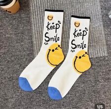3 PAIRS Smiley Face Socks/Funny Socks/Cute Socks/Unisex Socks/Sports Socks