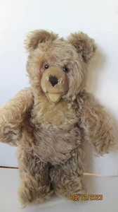 50'S VINTAGE ZOTTY TEDDY BEAR MOHAIR JOINTED 15'" NO BUTTOR LABEL - Picture 1 of 9