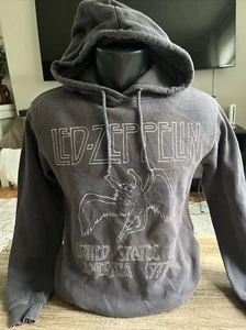 Led Zeppelin Official Licensed United States Of America 1997 Hoodie Fleece Sz XS - Picture 1 of 4