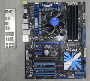ASUS P7P55D Mainboard + Intel Core i7-860 CPU + 8GB DDR3 RAM - Bild 1 von 3