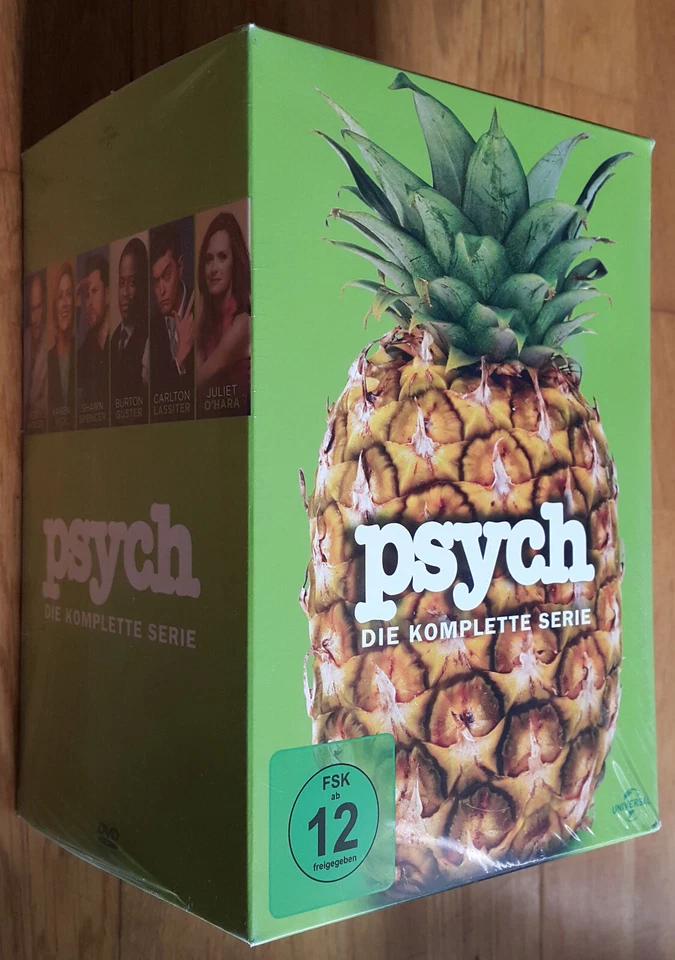 Psych Complete TV Series Staffel Season 1-8 Limited Ed 31 DVD Set German Reg 2