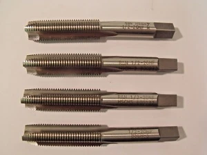 (4) New R&N Reiff & Nestor 1/2 - 20 Straight Flute Taps: HSS, GH5, 3FL - Imagen 1 de 4