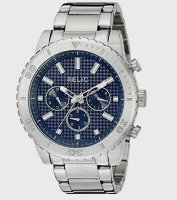 Nuevo reloj de cuarzo con pantalla analógica de acero inoxidable Jordan reliquia para hombre ZR15805 Foto 1 de 2