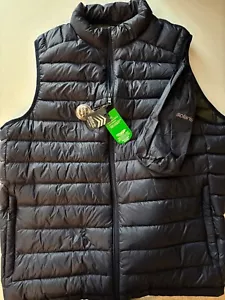 Solaris Men Puffer Vest Jacket, NWT, Natural Down 3XT Packable Carry Bag - Picture 1 of 6