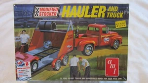 AMT MODIFIED STOCKER HAULER AND 53 FORD TRUCK 1/25 SCALE SKILL LEVEL 2 - Picture 1 of 3