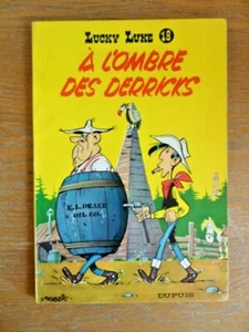 édition 1964. Lucky Luke " A l'ombre des Derricks " de Morris 2eme plat jaune - Picture 1 of 10