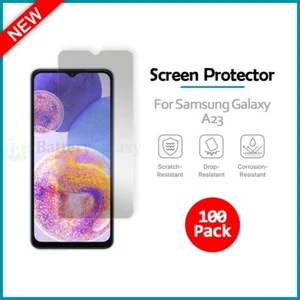 100-Pack LCD Clear HD Screen Protector for Android Phone Samsung Galaxy A23 - Picture 1 of 4