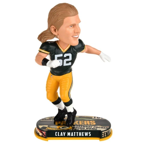 Clay Matthews Green Bay Packers Headline Special Edition Bobblehead NFL Football Cover